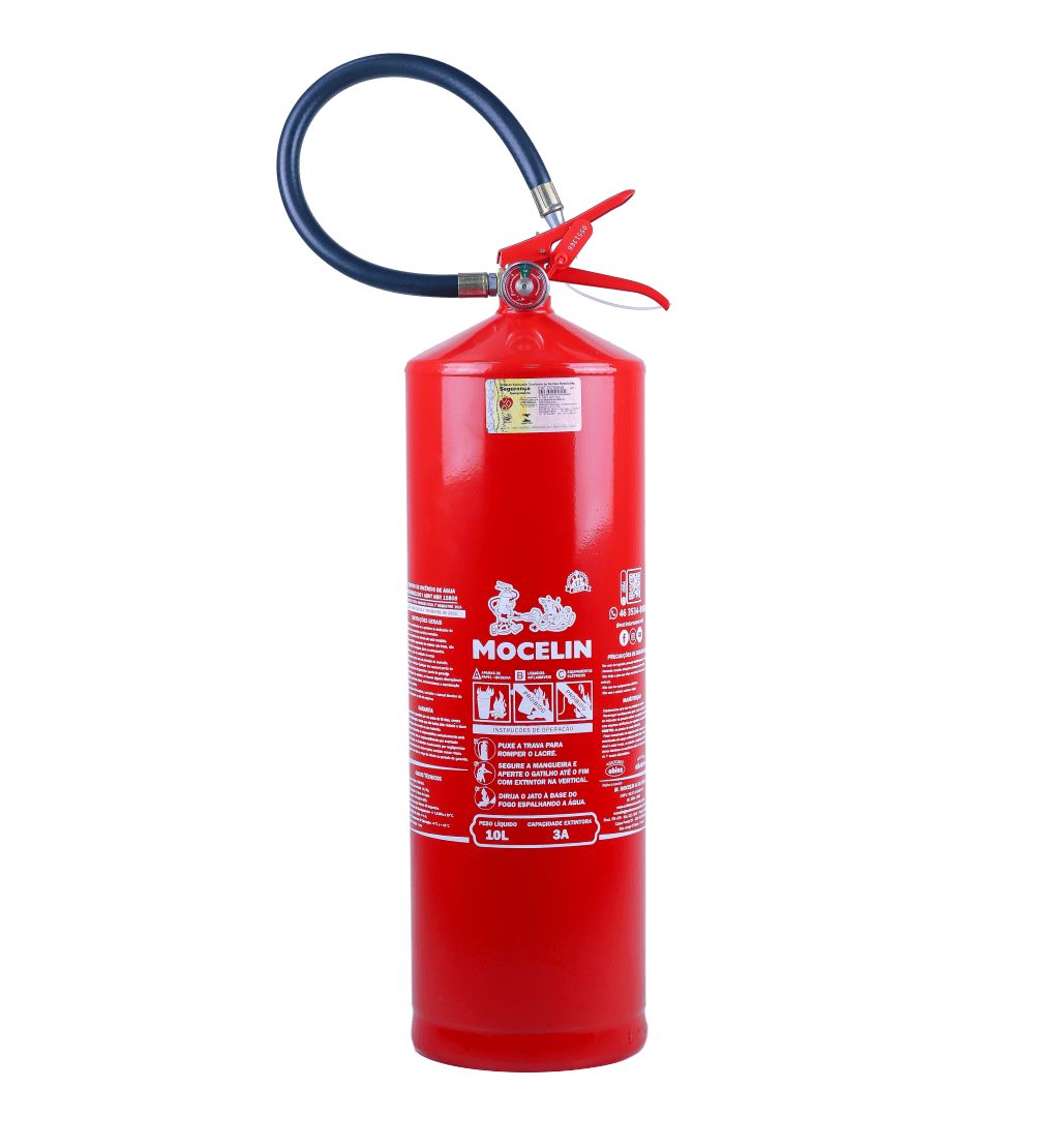 Extintor de incêndio água pressurizada 10 L